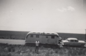 Mike stands at the center of the frame while Tim captures Charles just after he has taken a rest break on the way to Flagler. 