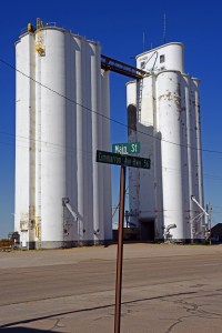 Tillotson's Moscow, Kan., elevator, right, was built in 1948. The annex had to come later. Photo by Kristen Cart.  