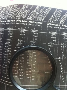 The construction record was written with painstaking attention to detail. 