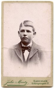 Albert Skoog as a boy