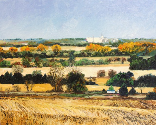October Nebraska 16x20, oil on canvas Sold to Don and Lois Fick, Wahoo, NE