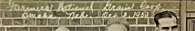 William Leslie Temple Farmers National Grain Coop, Omaha, NE Oct 3, 1933 detail